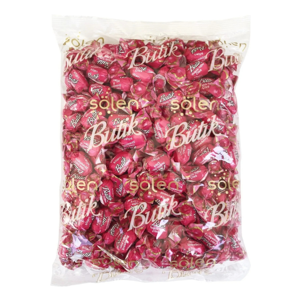 Şölen Butik Çilek Aromalı Toffee Şeker