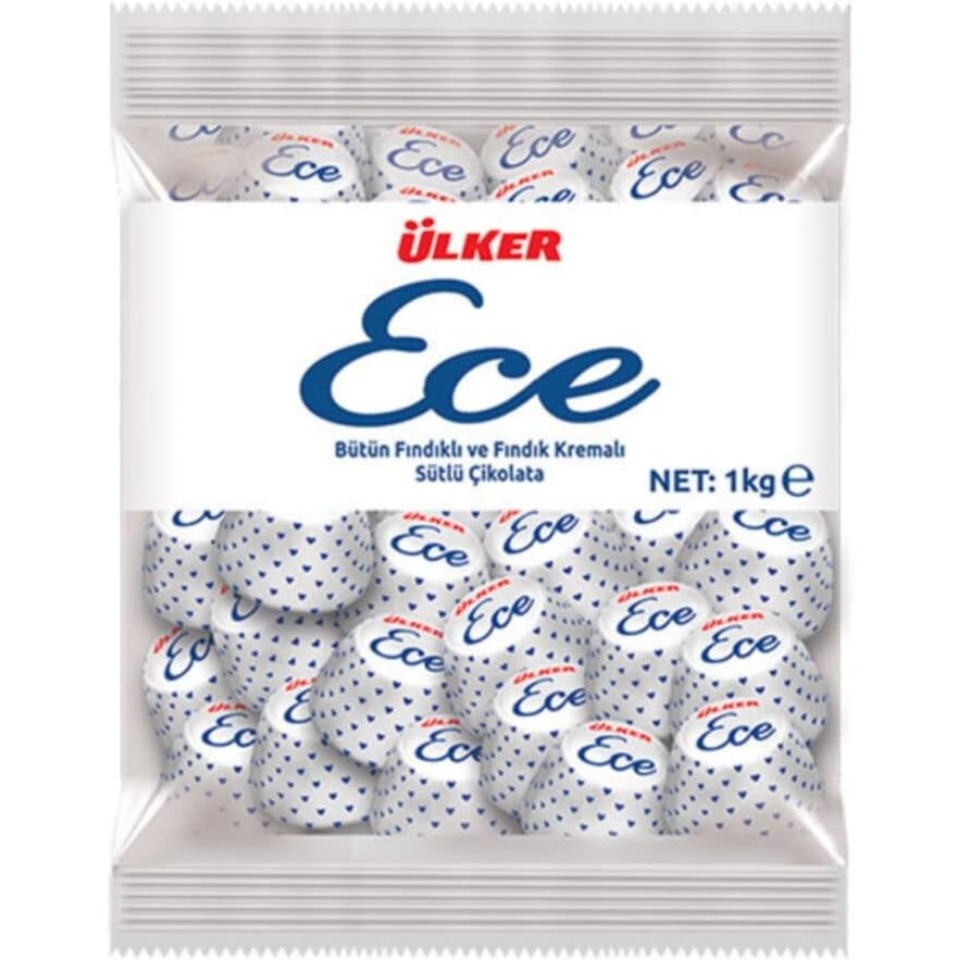 Ülker Ece Bütün Fındıklı Sütlü Çikolata 1 kg