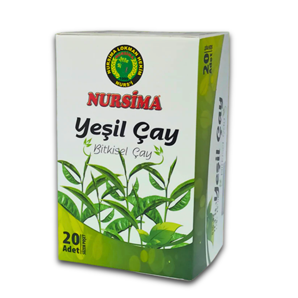 Yeşil Çay Bitkisel Çay 20 'li Süzen Poşet