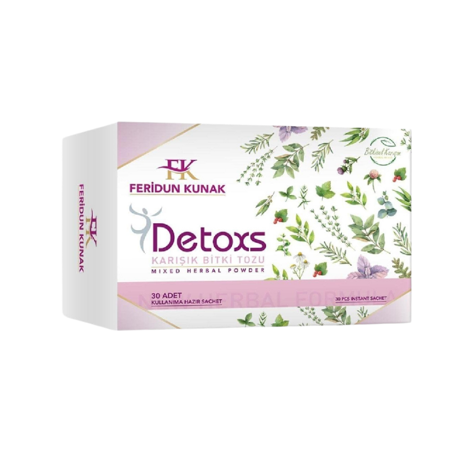 Feridun Kunak Detoks Çayı – 30 Adet – Detoxs Karışık Bitki Tozu