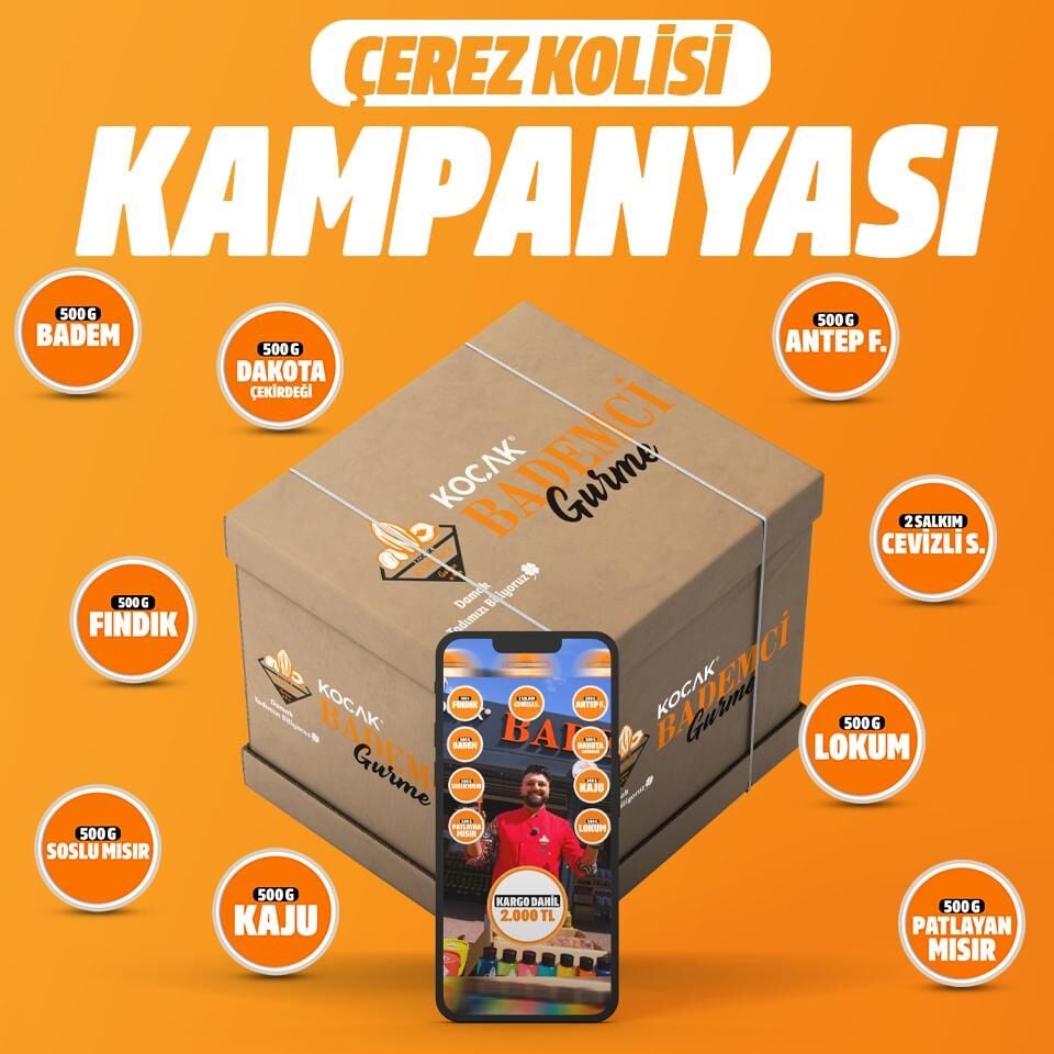 9 Çeşit Kuruyemiş 4,5 Kg Paketi